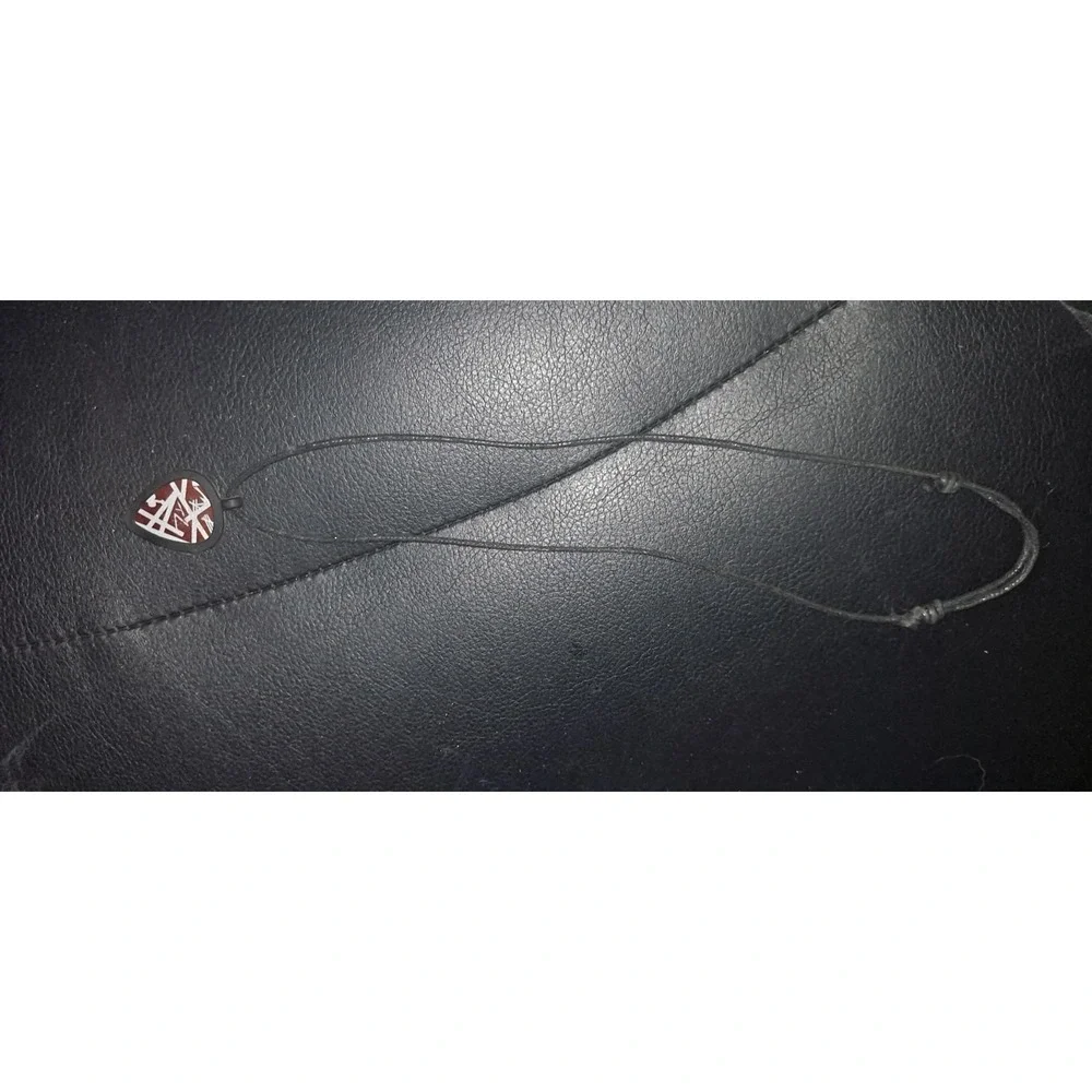 Dunlop Rock What You Love Guitar Pick Necklace‎ Adjustable Cord